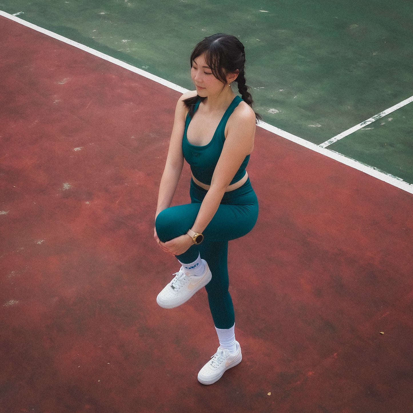 Yoga Stretch Leggings - Teal