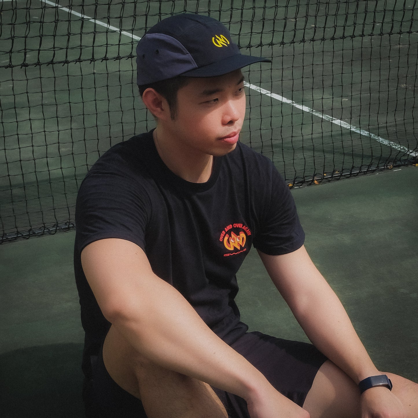 Unisex Graphic Top - Black